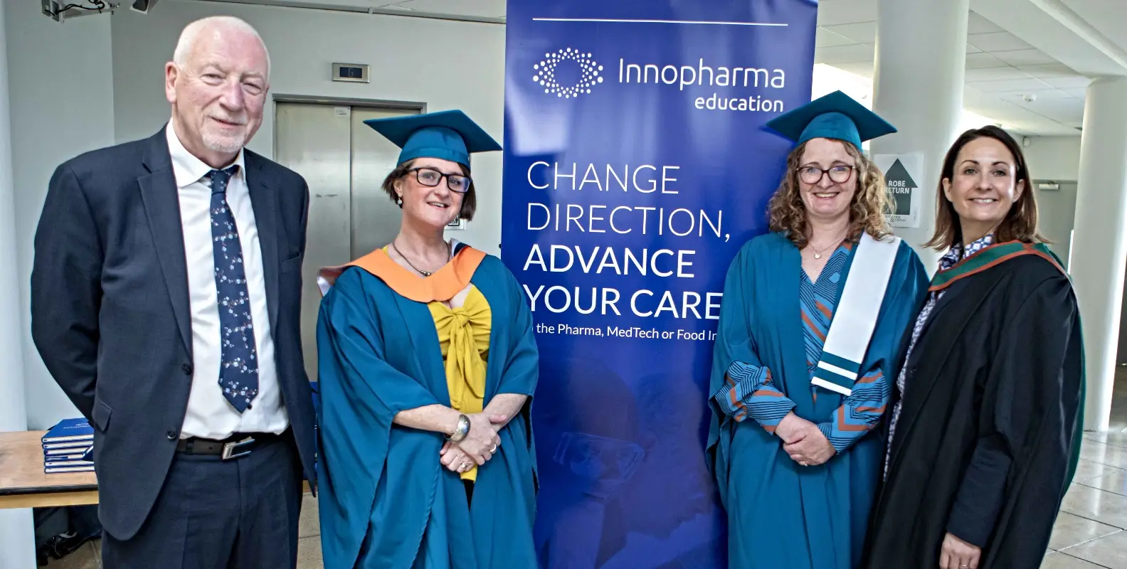 Innopharma Education students at a graduation event