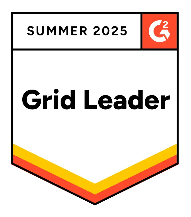G2-Badge für Grid Leader for Summer 2025