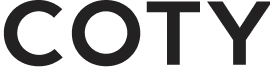 Coty-Logo in anthrazitgrau