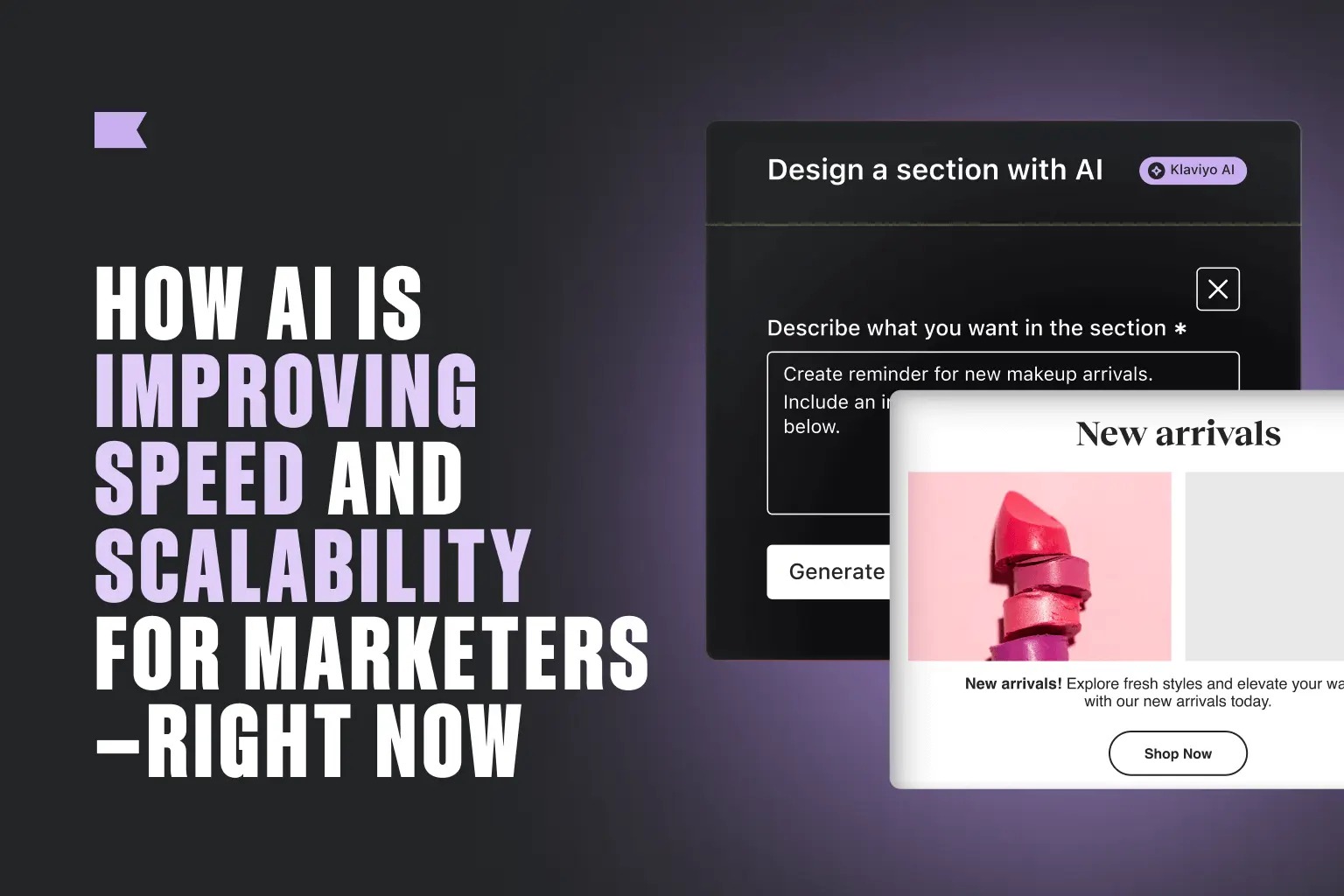 How AI is improving speed and scalability for marketers—right now