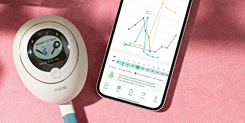 Mira's fertility tracker and app